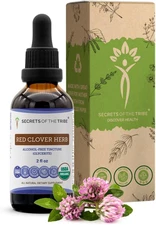 Red Clover Herb USDA Organic Tincture | Alcohol-Free Extract, High-Potency He...