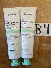 BOKA Fluoride Free Toothpaste Nano Hydroxyapatite ELA MINT 4oz 2xPack New