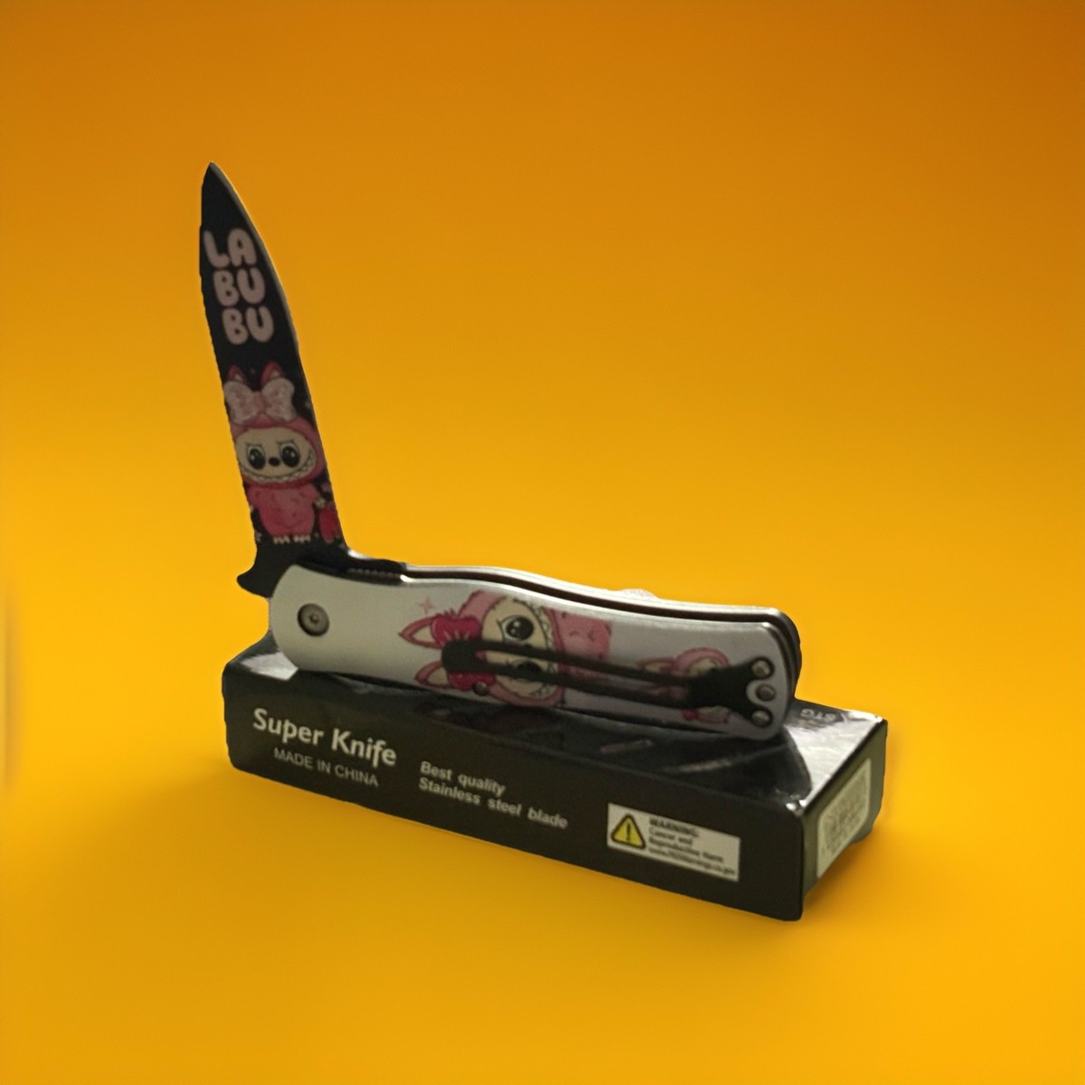 Super Knife 8” Pink Monster Spring Assisted Pocket Knife | eBay