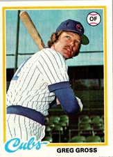 1978 Topps Greg Gross Chicago Cubs #397