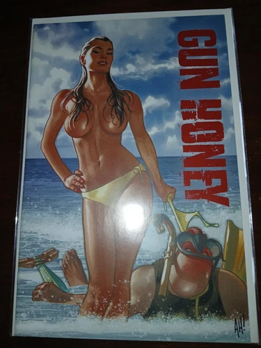 Gun Honey #1 -- 3rd Printing -- Titan -- Adam Hughes -- NM