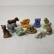 Wade Red Rose Tea Pet Shop Series Complete Set of 10 Figurines Cat Dog Duck Fish