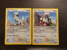 2x Furfrou 32 & 33 Common Kalos Starter Set 32/39 33/39 Pokemon 2013 LP - NM