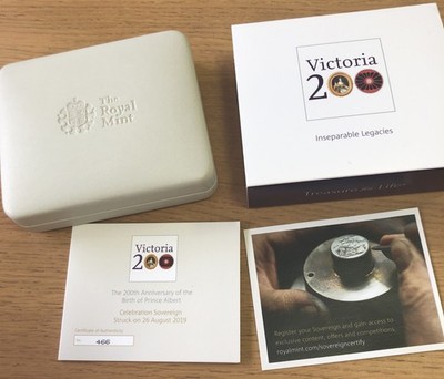 Royal Mint leere Münzbox für Full Sovereign (gebraucht) ohne Münze!