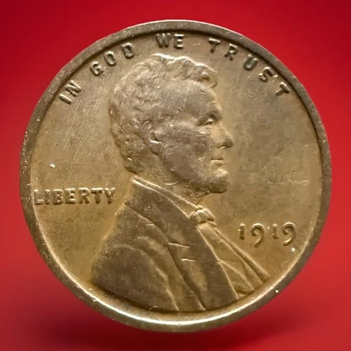 1919-P AU/UNC Lincoln Wheat Penny Cent Philadelphia Mint See Pics 828