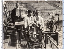1925 Clark Griffith President Washington Base Ball Club Place Wreath News Photo