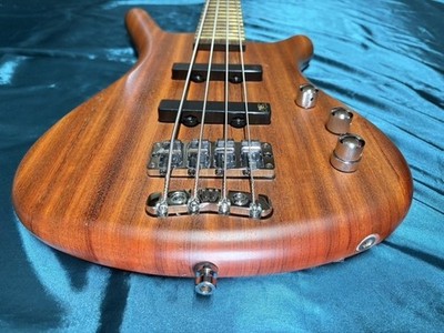 (Warwick) Corvette Standard Pro series Bubinga Used Bubinga Body Brown Soft Case