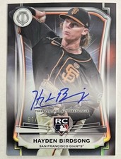2025 Topps Tribute Hayden Birdsong SF Giants RC League Innauguration Auto #61/99