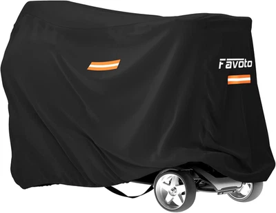Favoto Waterproof Cover for Mobility Scooter,Heavy Duty 210D Oxford Fabric,Mobil