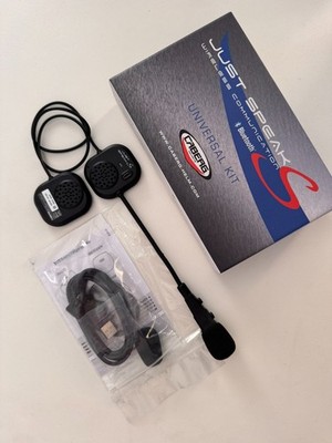 Caberg Just Speak S A7344 Bluetooth Headset Intercom Helm Komplettset