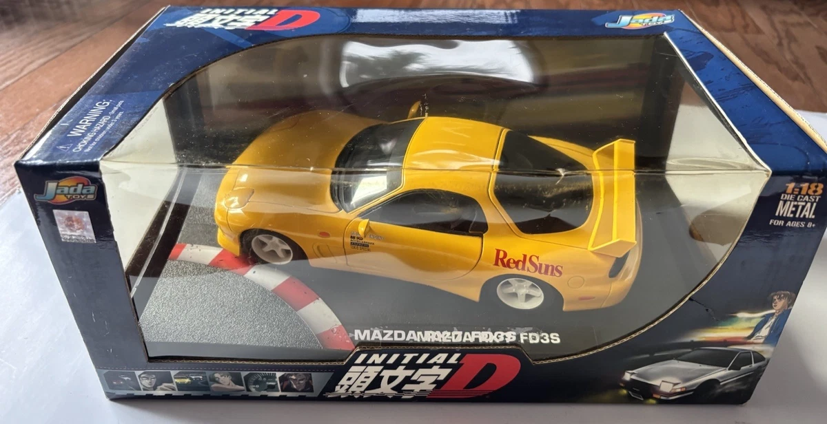 Jada Toys Mazda RX-7 Contemporary Manufacture Diecast Cars, Trucks