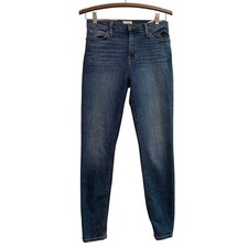 Hudson Blair Super Skinny Jeans Wraith Wash High Rise Dark Indigo Size 26