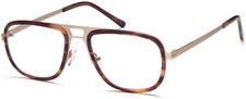 CAPRI OPTICS ARTISTIK ART351 MEN'S EYEGLASSES 51-18-145 BROWN WITH SOFT CASE