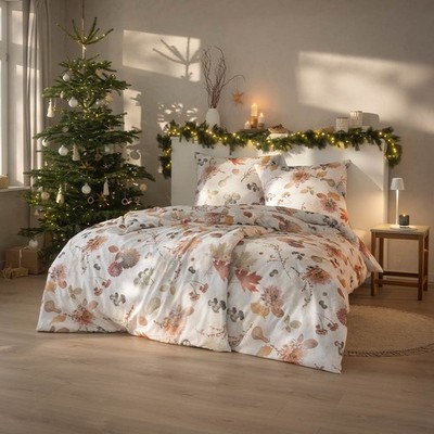 Estella Bettwäsche Autumn foliage Kuschel-Flanell 135x200 / 155x220 cm (4470)