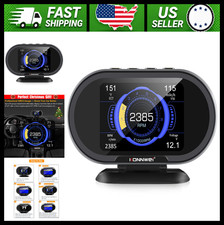Konnwei Obd2 Hud Digital Car Gauge Speedometer Water Temp Fuel Pressure Konnwei Obd2 Hud Digital Car Gauge Speedometer Water Temp Fuel Pressure