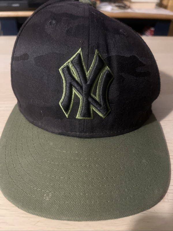 Men's New Era Cap New York Yankees 59fifty 7 1/4 Black Camo