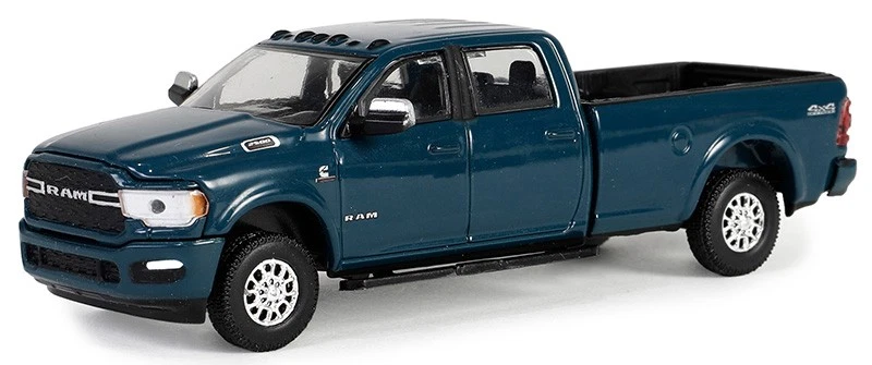 GREENLIGHT DODGE Ram 2500 Bighorn 2023 bleu de la série SHOWROOM FLOOR sous ...
