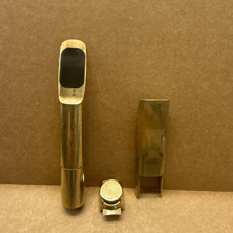 Vintage Lawton 5 Star B Metal Eb Baritone Saxophone Mouthpiece With Lig & Cap