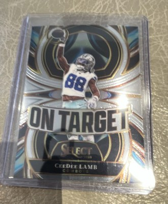 2025 Panini Select - On Target CeeDee Lamb #8 Silver Prizm