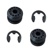 2PCS Transfer Case Shift Linkage Bushings with E-clips, Transfer Shift Control
