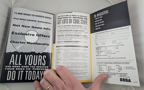 Sega CD - Double Switch - Complete CIB w/ Foam Reg Card VG