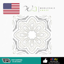 FloorPops Gray Morris Peel Stick Floor Tiles, FP3896