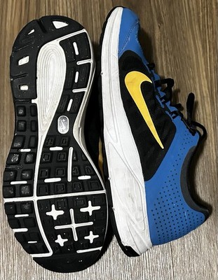 Nike Zoom Elite 6 Blue/Black/Yellow Low Top Lace-Up Mesh Sneakers 554729-401