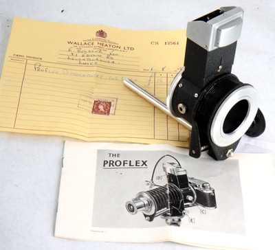 Proflex Macro REFLEX Faltenbalg für Leica/Reid/Periflex/Paxette/Roboter Kameras 1958