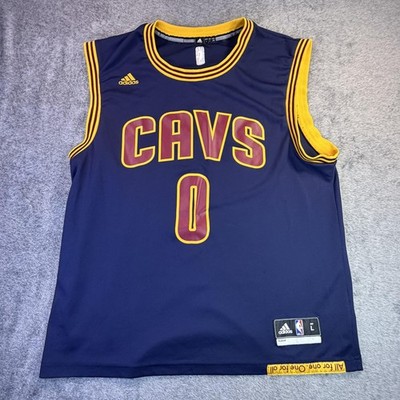 Cleveland Cavaliers Jersey Mens Large Blue NBA Basketball Kevin Love 0 Adidas