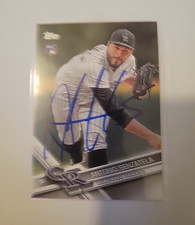Antonio Senzatela 2017 Topps Signed Baseball Card Colorado Rockies #US127