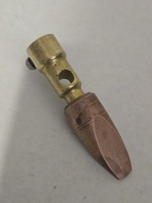 Vintage Propane Torch Solder Tip ~ Bernzomatic Mapp Gas - Lead Body Panel Weld