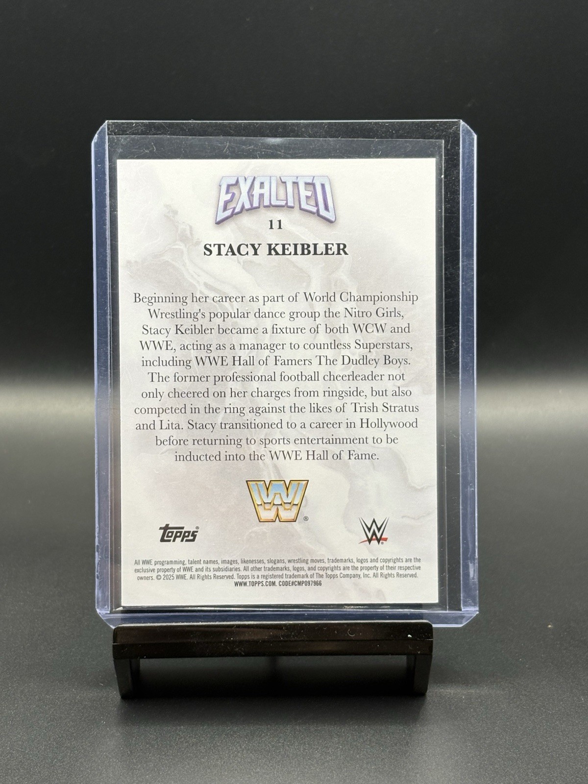 2025 Topps Exalted WWE Stacy Keibler /150 view 2