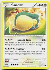 Snorlax 77/124 Rare Fates Collide Pokemon Near Mint on eBay