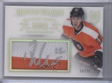 2013-14 National Treasures Newfound Jerseys Prime 10/25 Michael Raffl Auto 0a1