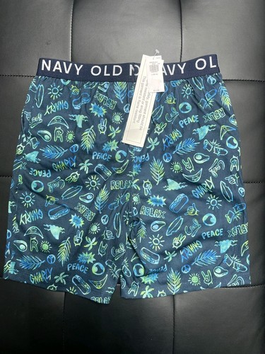 Old Navy Boys Pajamas Shorts Large Pull On Sleep Shorts - Picture 2 of 3