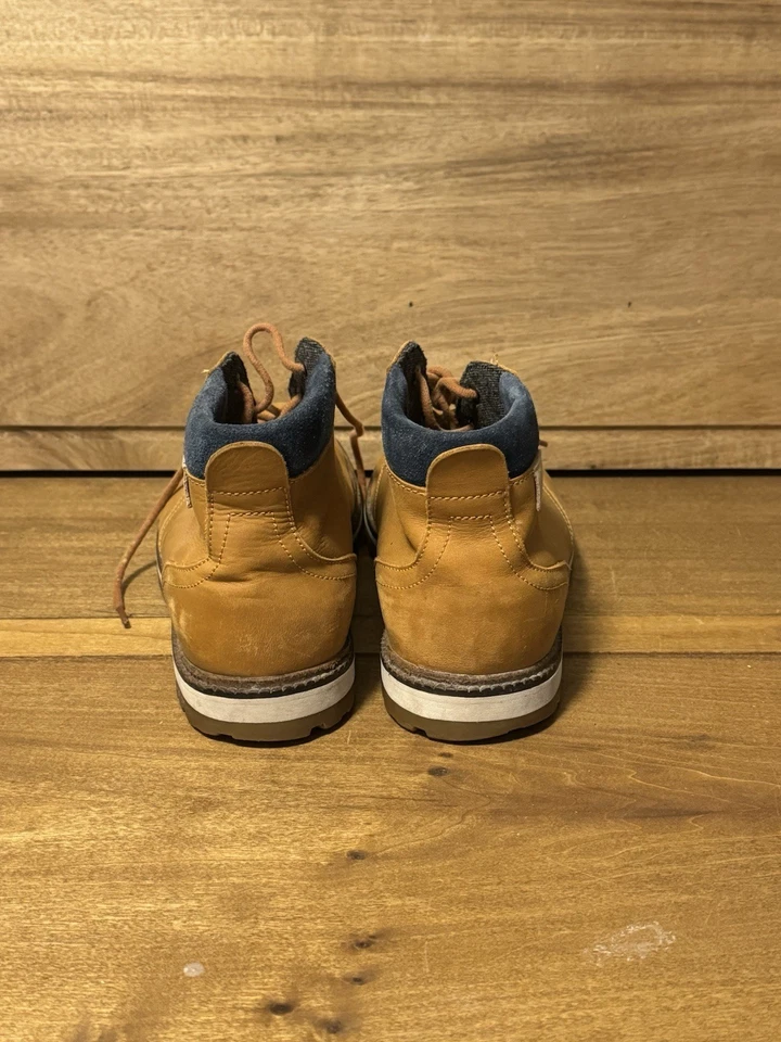 Zapato Deportivo Lacoste Montbard Chukka Cuero Tostado Botín Talla 11 Foto 4 de 4