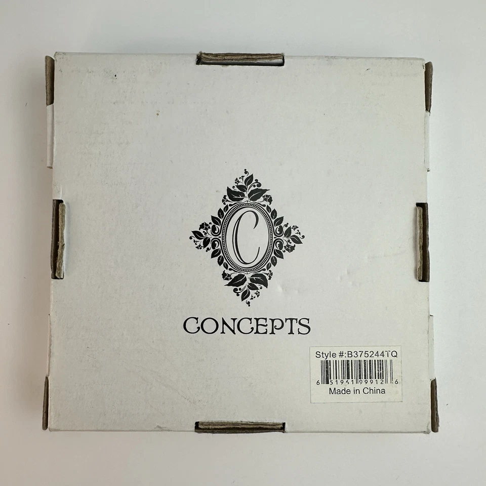 Concepts 相框 4x4 装饰带绿松石水晶 - 免运费 #3017 — 第 4/4 张图片