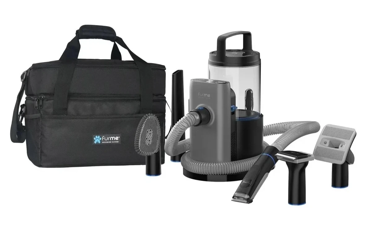 Furme Professional Plus Pet Grooming Vacuum - FM02-TCBND - Black - New Open Box