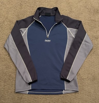 PEAK PERFORMANCE Blue Pullover size M Mens 1/4 Zip Casual Outdoors