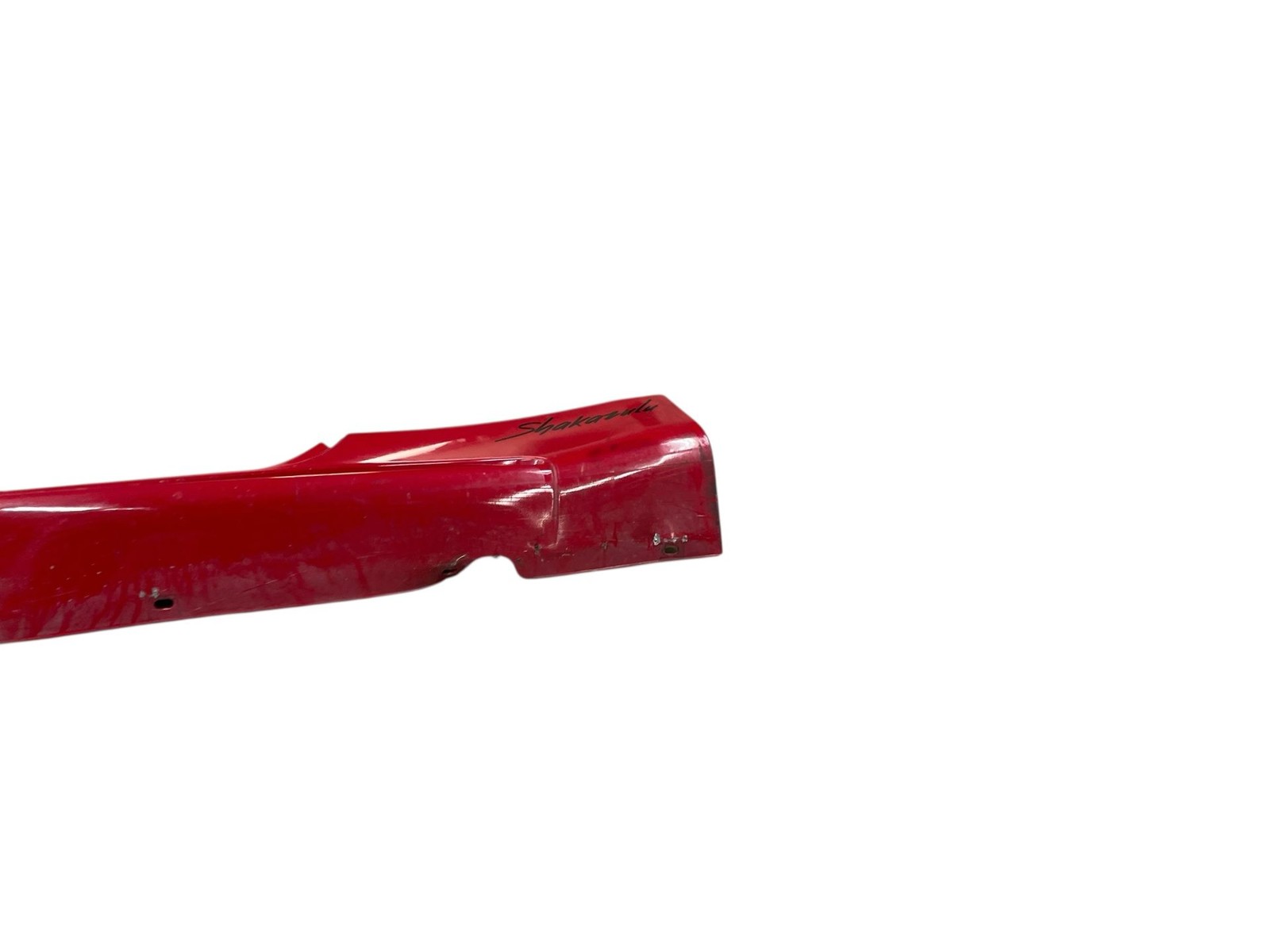 2007-2016 MASERATI GRANTURISMO 4.7L RWD LEFT SIDE SKIRT BODY ROCKER MOLDING RED