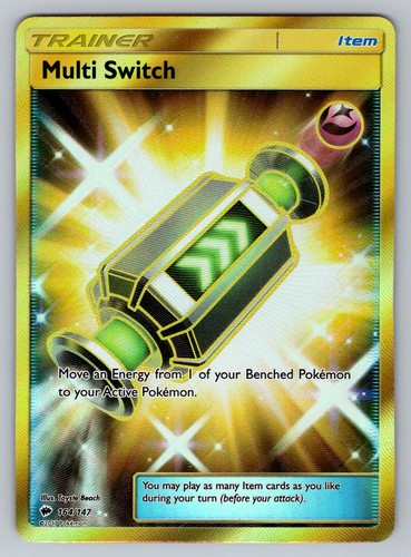 Multi Switch (Secret) Holo Secret Rare SM - Burning Shadows 164/147 MP