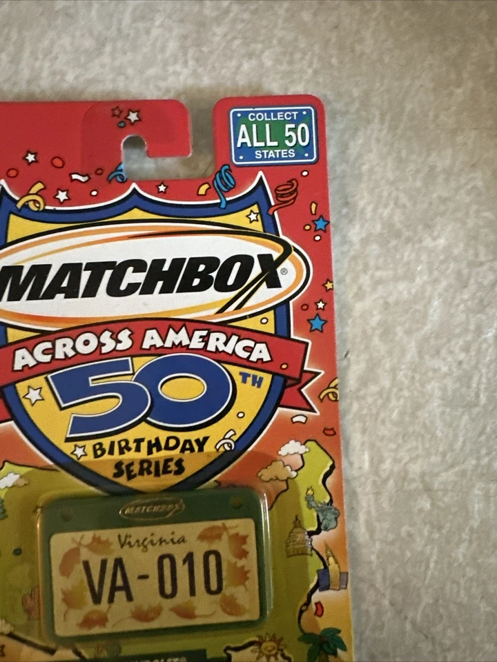 Matchbox Across America 50th birthday Series Virginia Chevrolet Impala Police  - Image 3 of 4