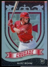 Alec Bohm Rookie Card 2021 Panini Crusade Holo #23 