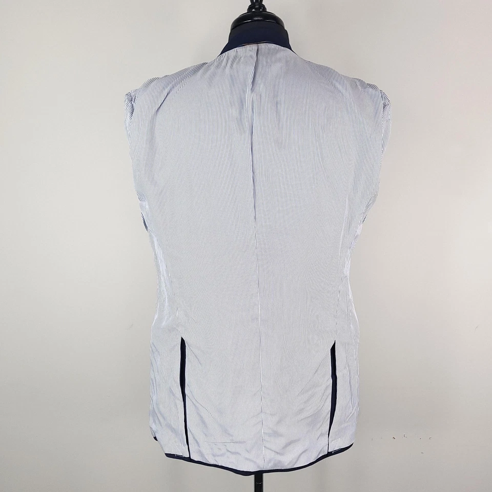 Abrigo deportivo Brooks Brothers Blazer para hombre 38R azul marino lana ajuste regente dos botones Foto 4 de 4