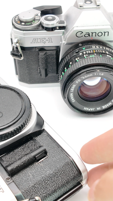 Ausgeknipst 2x Battery Door replacement Cover for Canon AE-1 AE-1