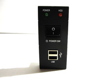 PELCO DX 8100 Series DVR 6870R9063AA Power Switch and 2-USB Board LDV-P520