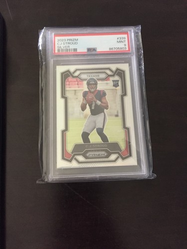 2023 Panini Prizm - Rookies C.J. Stroud #339 Silver Prizm (RC) PSA 9