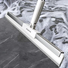 Rubber Squeegee Broom for Floor,62" Long Handle Window Squeegee