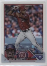 2023 Topps Series 2 Clear /10 Stone Garrett #498 0p5e