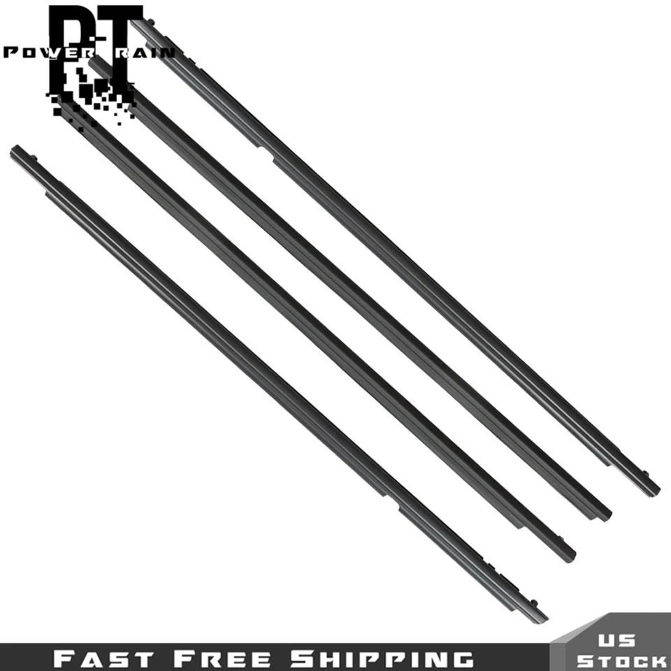 Para Toyota Corolla 2009-2012 Puerta Weatherstrips Cinturón Sello Ventana Moldura Borde Foto 4 de 4